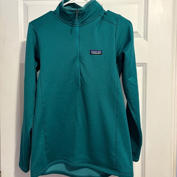 Patagonia R1 daily zip neck size medium green - Picture 1 of 4
